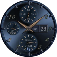 TSD46 Metallic Watch Face